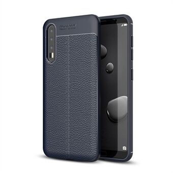 Litchi Grain Soft TPU-skal till Huawei P20 Pro