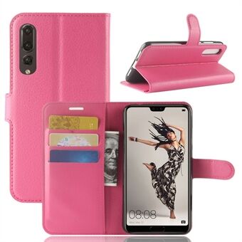 Litchi Texture Wallet Läder Skyddsfodral till Huawei P20 Pro