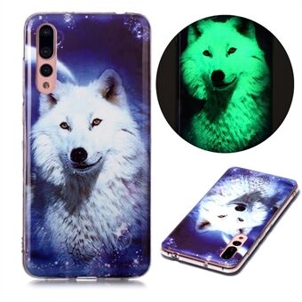 IMD-mönstrat TPU-skal Luminous Phone Cover för Huawei P20 Pro