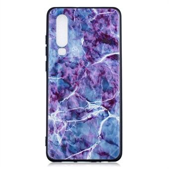 Mönstertryck prägling TPU mjuk telefonfodral till Huawei P30