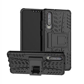 Halkfritt PC + TPU hybridfodral med kickstand för Huawei P30