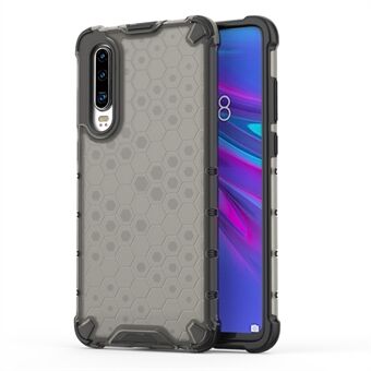 Honungskakmönster Stötsäker TPU + PC Hybridtelefonfodral till Huawei P30