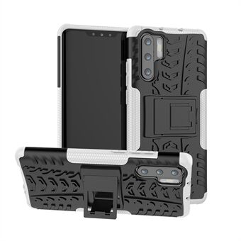 Halkfritt PC + TPU hybridfodral med kickstand för Huawei P30 Pro