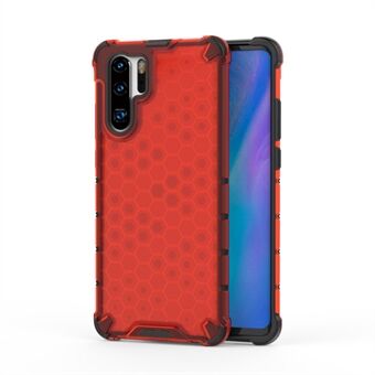 Stötsäkert bikakemönster TPU + PC Hybridfodral till Huawei P30 Pro