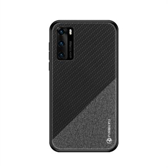 PINWUYO Honors Series Anti-drop PU läderbelagt TPU skal till Huawei P40