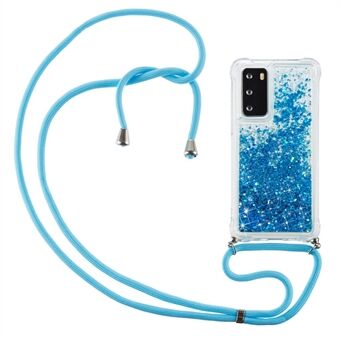 Glitter Powder Quicksand TPU-skal till Huawei P40