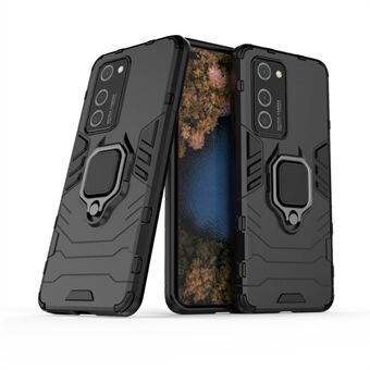 Cool Guard Ring Hållare PC TPU Hybrid Cover för Huawei P40 Pro