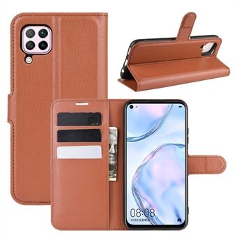 Litchi Surface Leather Plånboksfodral till Huawei nova 6 SE / nova 7i / P40 Lite