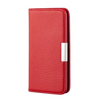 Litchi Skin Auto-absorberat läder Stand Täck med kortplatser för Huawei P40 lite 4G / nova 6 SE / Nova 7i