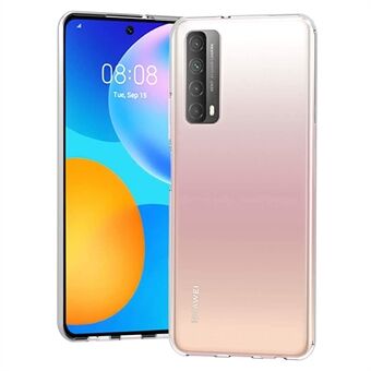 För Huawei P Smart 2021 / Y7a Anti-fingeravtryck Genomskinligt TPU-telefonfodral