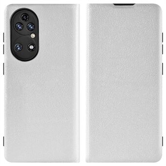 För Huawei P50 Pro 4G Full Protection Slim Fit Mobiltelefon Skal PU Läder Korthållare Flip Telefonfodral