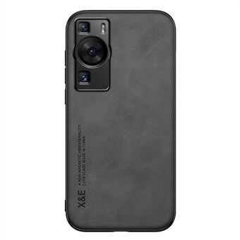 X&E för Huawei P60 Anti- Scratch Skin-touch telefonfodral PU Läder TPU PC-skal