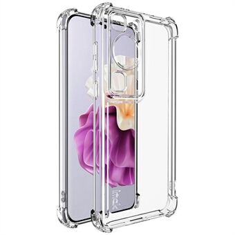 IMAK UX-4 Series Transparent Telefonfodral för Huawei P60 Pro / P60 Fyrhörnsskyddande TPU-baksidesskydd