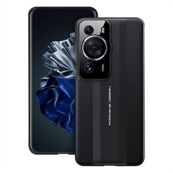 Telefonfodral för Huawei P60 Pro PU-läder PC-fodral Anti- Scratch skyddande mobiltelefonskal