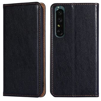 För Sony Xperia 1 IV PU-läderplånbok Telefonfodral Anti- Scratch Stand Telefonskydd Plånbok Magnetisk Autostängningsskydd