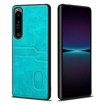 Style-A för Sony Xperia 1 IV 5G-korthållare Design Telefon Anti- Scratch PU-läderbelagd TPU Fallsäkert bakstycke