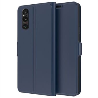 Stand till Sony Xperia 1 V-korthållare PU-läder Stötsäkert telefonflipfodral