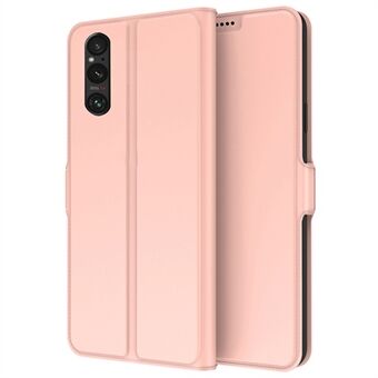 Stand till Sony Xperia 1 V-korthållare PU-läder Stötsäkert telefonflipfodral