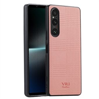 VILI TH-serien mobilväska för Sony Xperia 1 V, PU-läderbeklätt PC+TPU-mobilskydd.