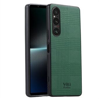 VILI TH-serien Telefonväska för Sony Xperia 1 V, PU-läderbelagd PC+TPU-telefonbakstycke