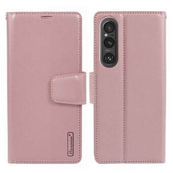 HANMAN Mill-serien för Sony Xperia 1 V mobilskal, snygg läderväska med fallskydd.