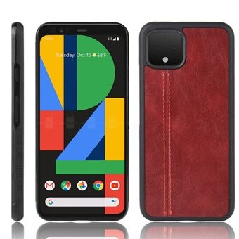 Läderklädd PC + TPU Hybridskal för Google Pixel 4