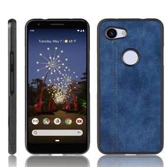 Mobilskal för Google Pixel 3a Läderbelagd PC + TPU Hybridskal