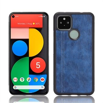 PC + TPU Hybridfodral PU-läderklädd telefonfodral för Google Pixel 4a 5G