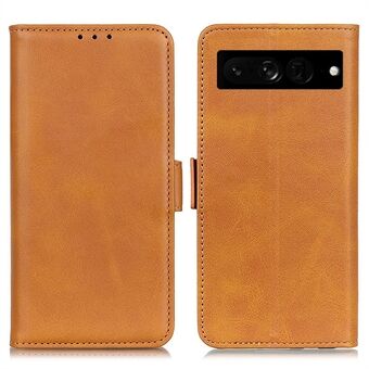 För Google Pixel 7 Pro Ställbar Folio Design Plånboksfodral Texturerat PU-läderfodral Stötsäkert TPU-innerskal Telefonfodral