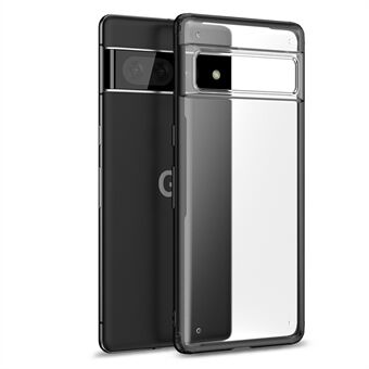 För Google Pixel 7 Armor Serie Matt Design Stötsäker Väska Genomskinlig Hård PC Bakre Delen Mjuk TPU Bumper Ram Telefonfodral