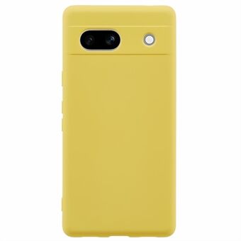 För Google Pixel 7a-fodral 2,0 mm TPU-anti-rynkskyddstelefonfodral Självhäftande med smidigt bågkant.
