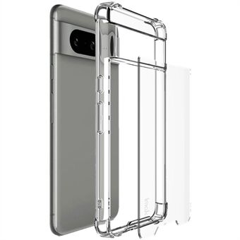 IMAK För Google Pixel 8 Skal Transparent PC+TPU Skyddande Mobilskal