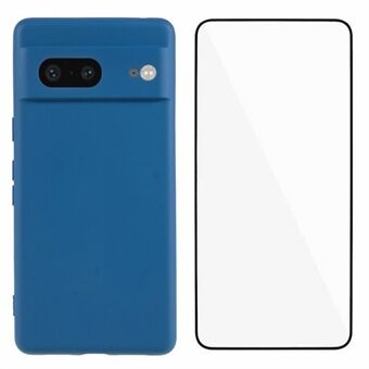 WANLONFENG RB2-serien för Google Pixel 8-fodral TPU-telefonskal med skärmskydd