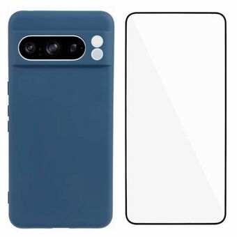 WANLONFENG RB2-serien för Google Pixel 8 Pro-fodral TPU-telefonskal med skärmskydd