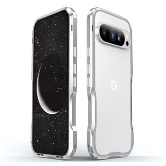 LUPHIE För Google Pixel 9 Pro XL Fodral Metallstötfångare Ram Stöttåligt Telefonfodral