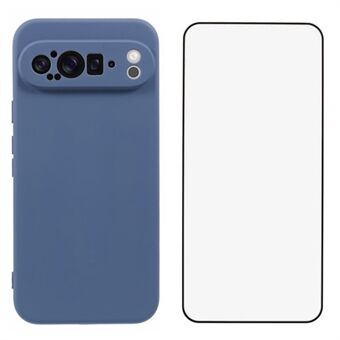 WANLONFENG RB2-serien för Google Pixel 9 Pro-fodral TPU-telefonfodral med skärmskydd