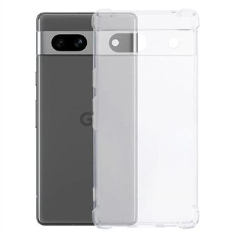 KALEBOL KLB-TPU005 För Google Pixel 7a Skal 1,5mm TPU Transparent Stöttåligt Telefonskal