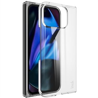 IMAK Crystal Case II Pro för Google Pixel 9 Pro Fold 5G Fodral Transparent PC Telefonfodral (Övre Fodral + Nedre Fodral)