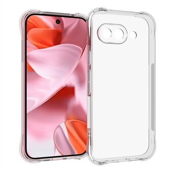 För Google Pixel 9a TPU Telefonfodral Halkfritt Transparent Mobiltelefonfodral