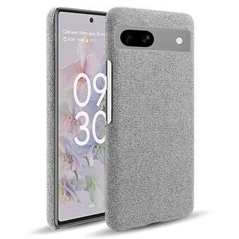 För Google Pixel 7a Halkfri Slim Mobilskal Enfärgad Anti-Rep Hård PC+Tyg Telefonfodral