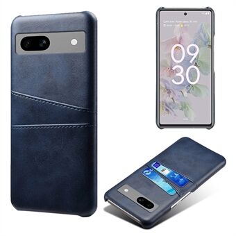 För Google Pixel 7a Mobiltelefon Fodral med Korthållare i Plast + PU-läder, Anti-fall Telefonfodral.