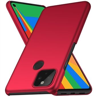 För Google Pixel 5 Solid Color Anti-drop Telefonfodral Hårt PC-skyddande bakomslut