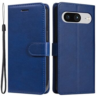 KT Leather Series-2 plånboksfodral för Google Pixel 8, enfärgat PU-läder med ställfunktion för telefonfodral.