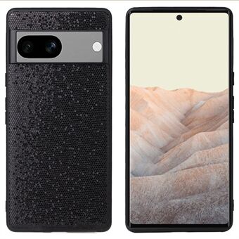 För Google Pixel 7a, PU-läderbelagt PC+TPU-stöttåligt skal, exakta utskärningar, kameraskydd, telefonfodral.