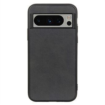 För Google Pixel 8 Pro Hårt PC+TPU+PU Läder Telefonfodral Konskinnstextur Telefonskal