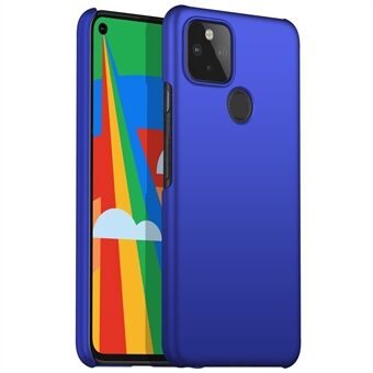 För Google Pixel 5 XL Solid Color Stötsäkert Telefonfodral Anti-fingeravtryck Hårt PC-skal