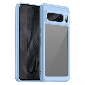 För Google Pixel 8 Pro TPU+Acrylic Telefonfodral Stötskyddande Telefon Skyddsfodral