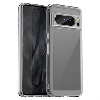 För Google Pixel 8 Pro-skal Transparent TPU+Akryltelefonbaksida (Stor hål för bakhuvudlins)