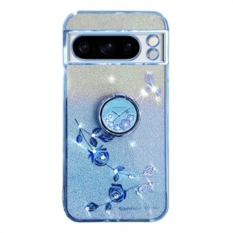 KADEM För Google Pixel 8 Pro Fodral Ringhållare Gradient TPU Telefonskydd