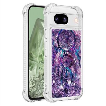 YB Quicksand Series-2 för Google Pixel 8a skal Mönster TPU Flytande gnistrande telefonfodral